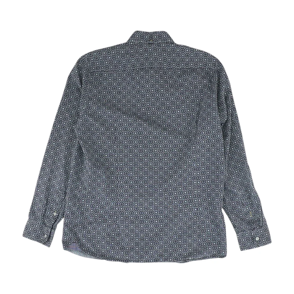 Black Abstract Long Sleeve Button Down - Image 2