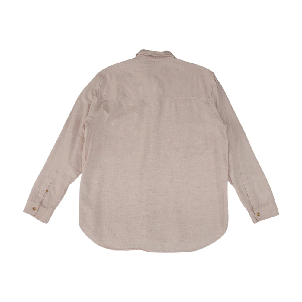 Pink Solid Long Sleeve Button Down - Image 2