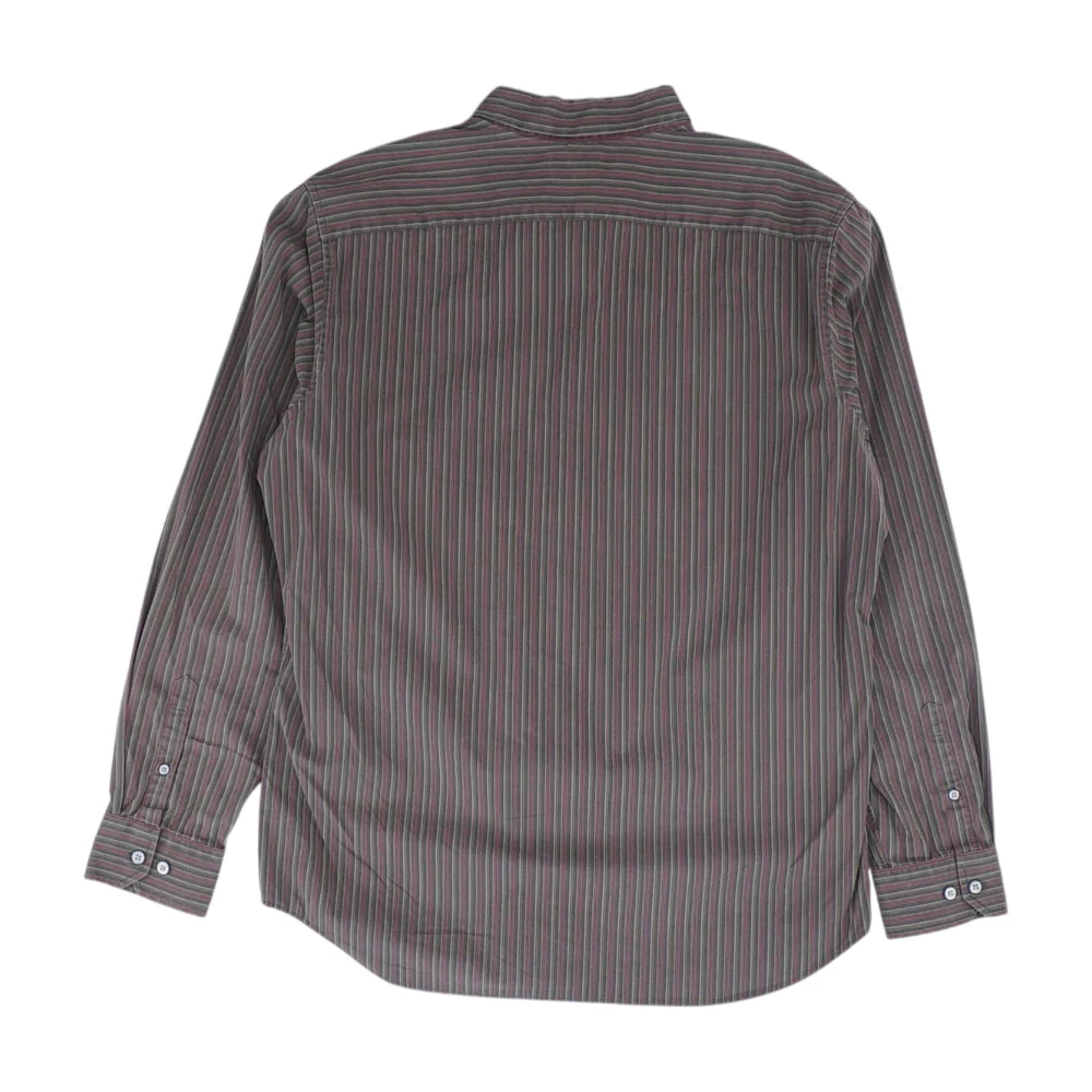 Brown Striped Long Sleeve Button Down - Image 2