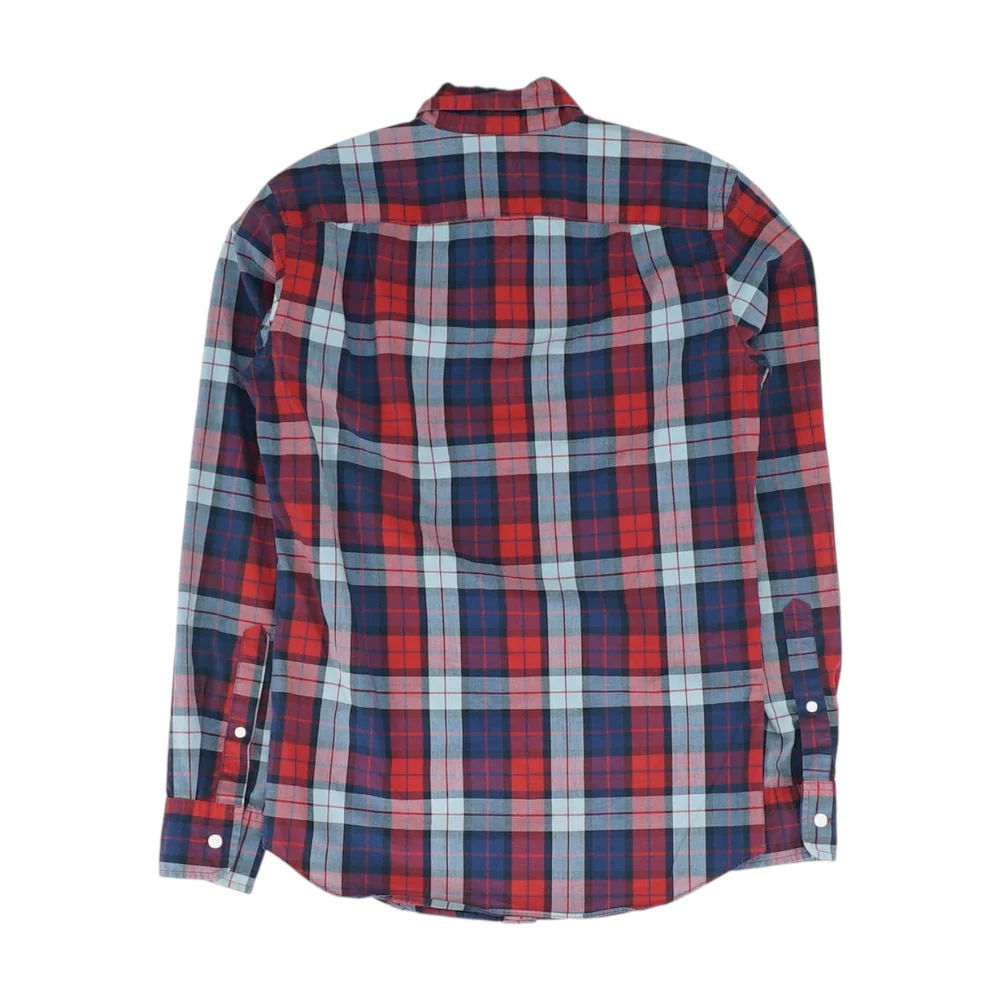 Red Plaid Long Sleeve Button Down - Image 2