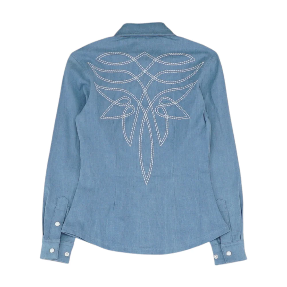 Blue Long Sleeve Button Down - Image 2