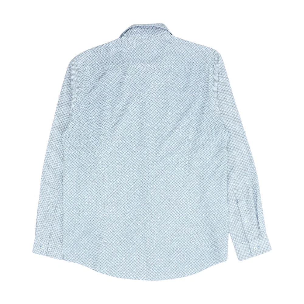 White Print Long Sleeve Button Down - Image 2