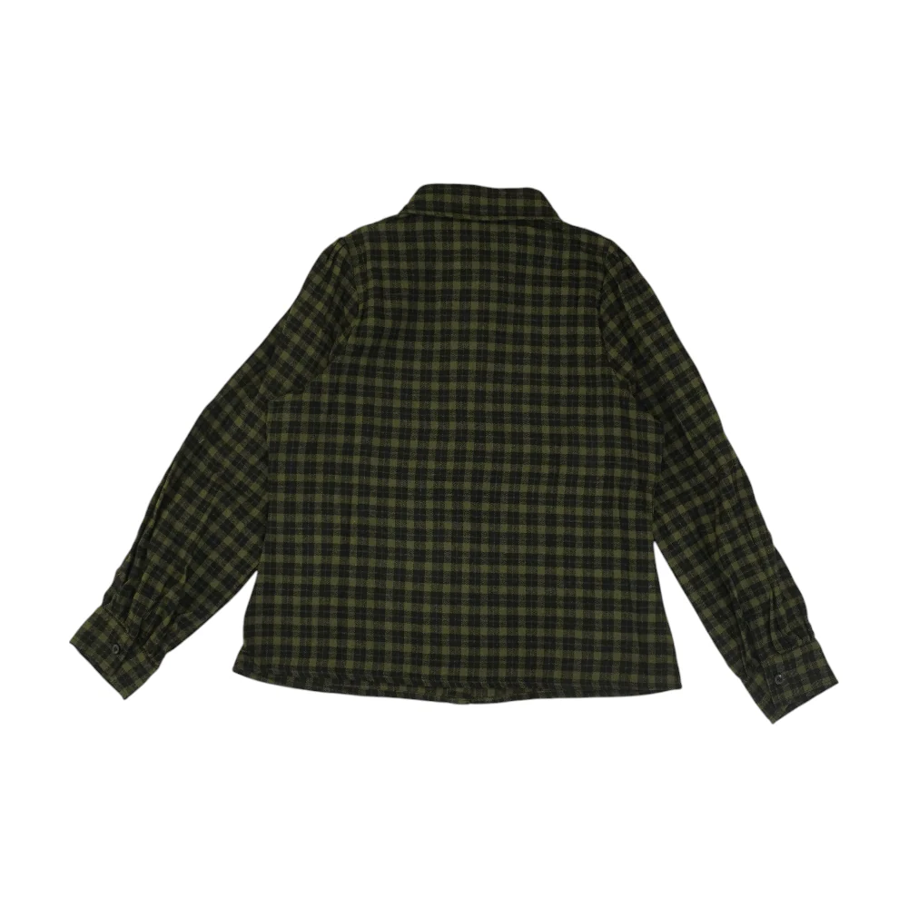 Green Plaid Long Sleeve Button Down - Image 2