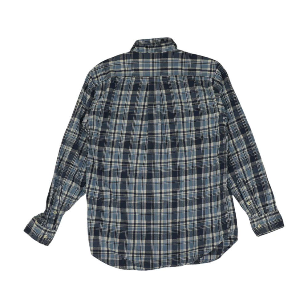 Blue Plaid Long Sleeve Button Down - Image 2