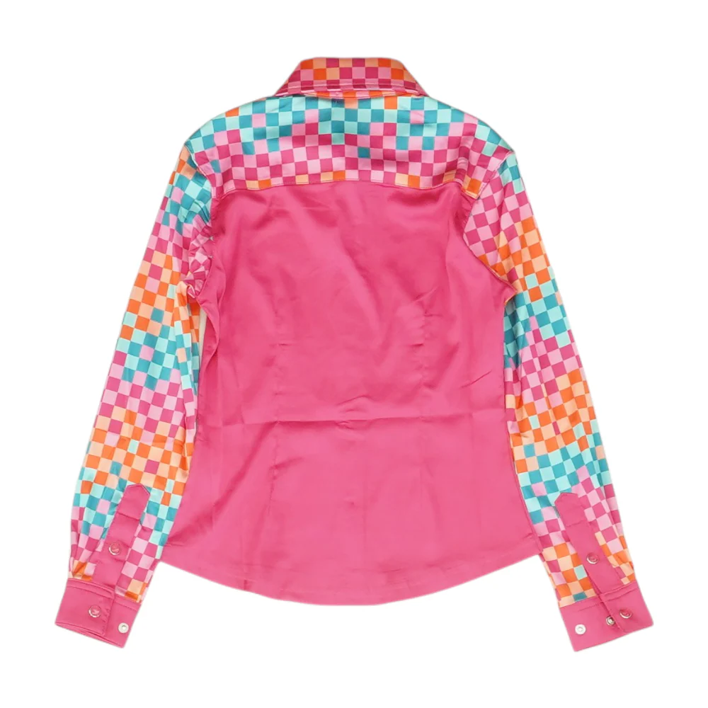 Pink Long Sleeve Button Down - Image 2
