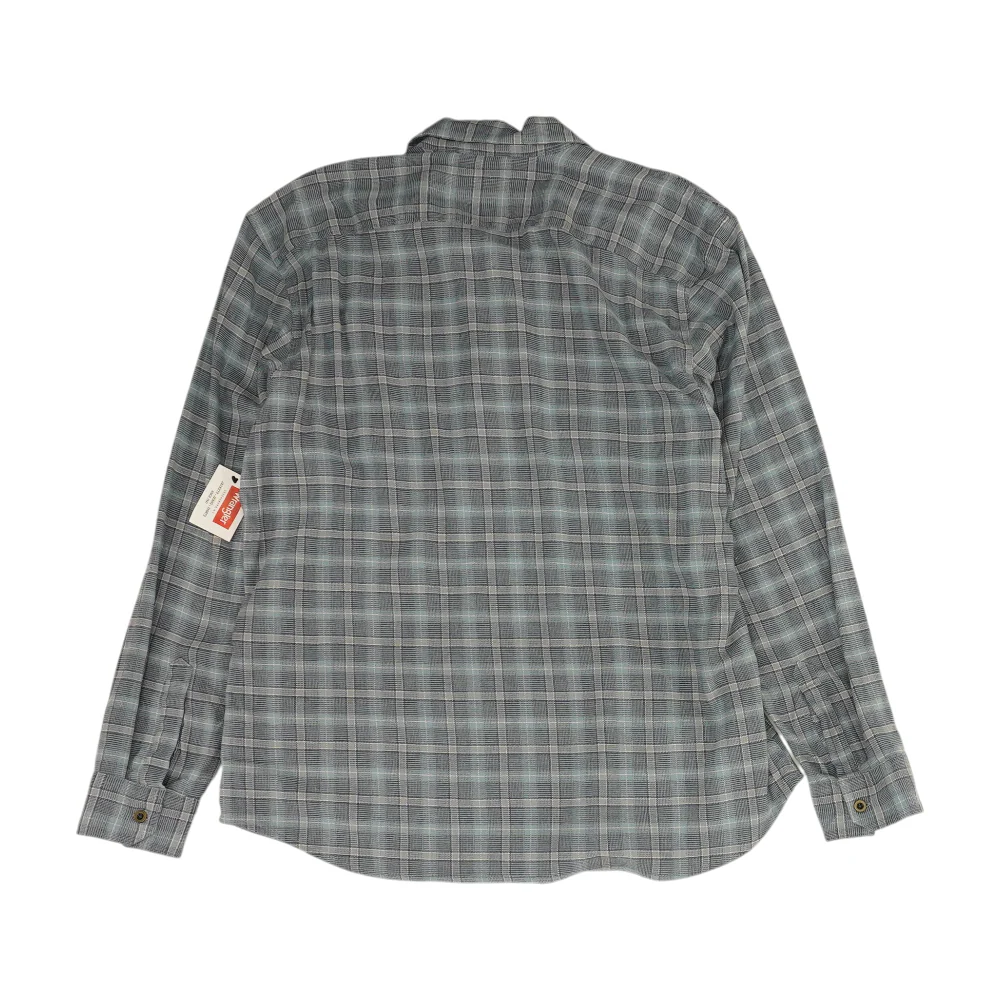 Blue Plaid Long Sleeve Button Down - Image 2