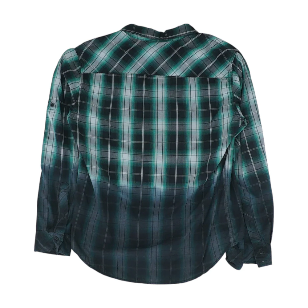 Black Plaid Long Sleeve Button Down - Image 2