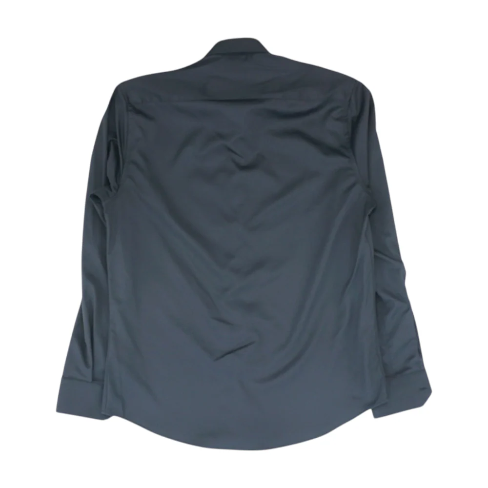 Black Solid Long Sleeve Button Down - Image 2