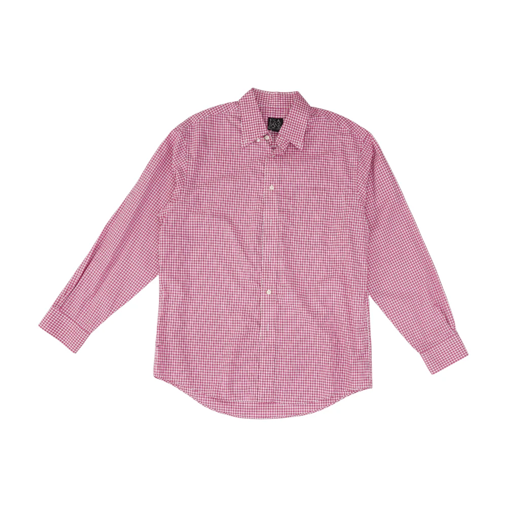 Pink Check Long Sleeve Button Down - Image 2