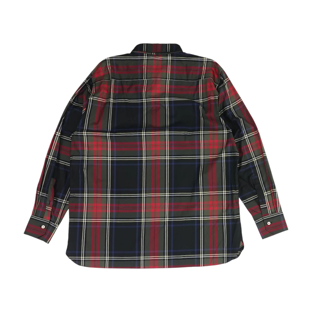 Black Plaid Long Sleeve Button Down - Image 2