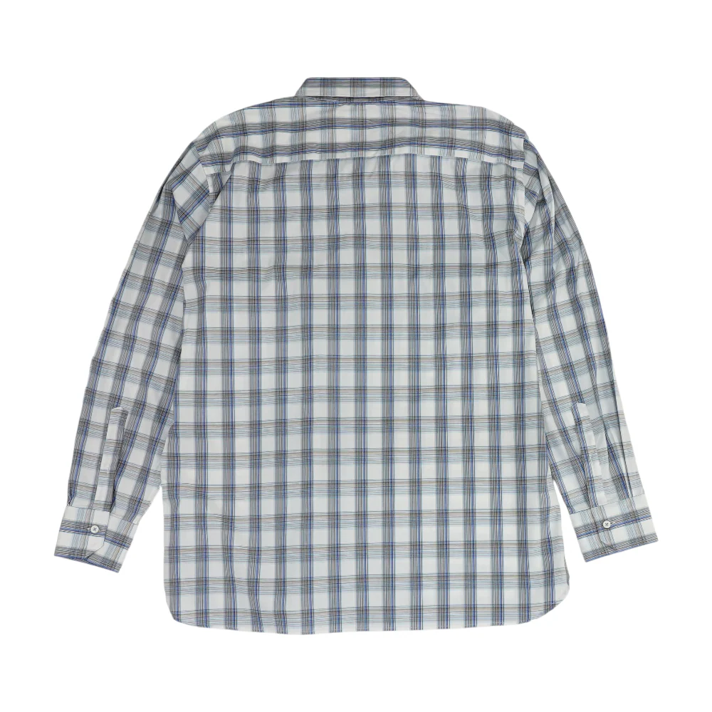 White Check Long Sleeve Button Down - Image 2