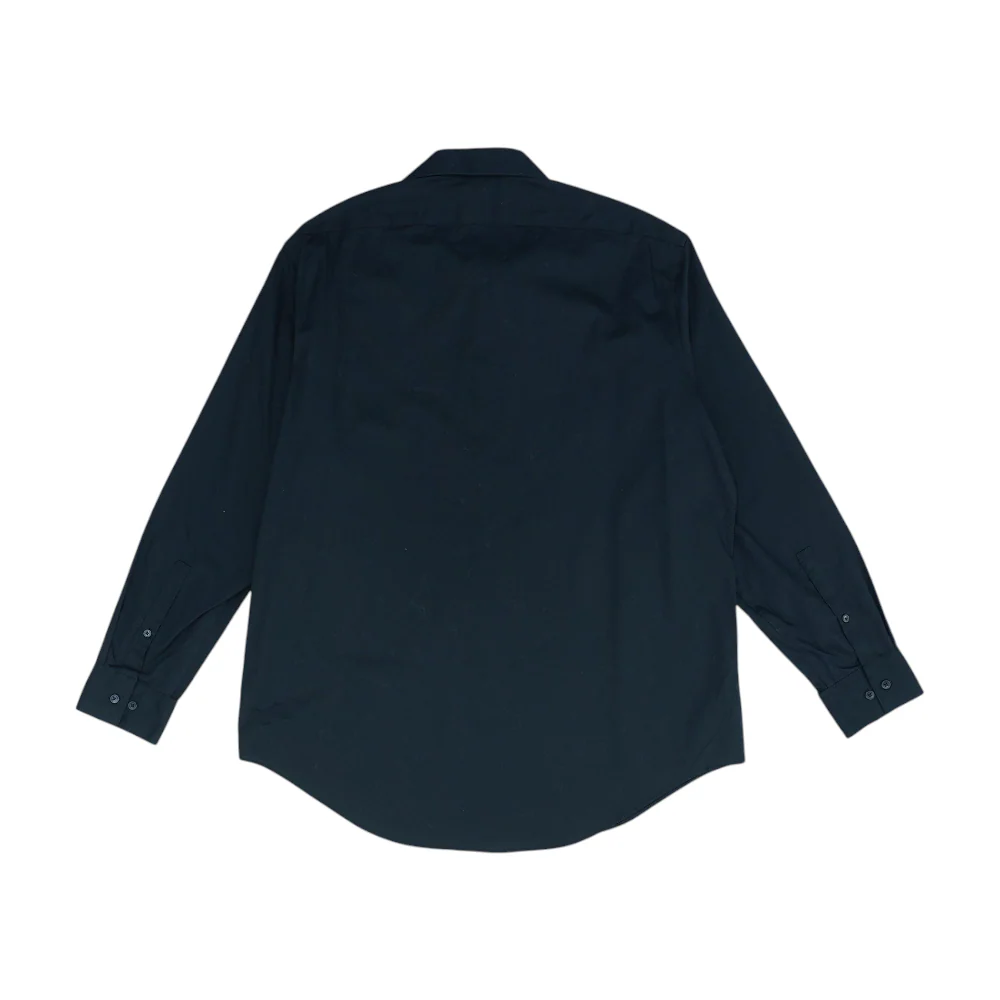 Black Solid Long Sleeve Button Down - Image 2