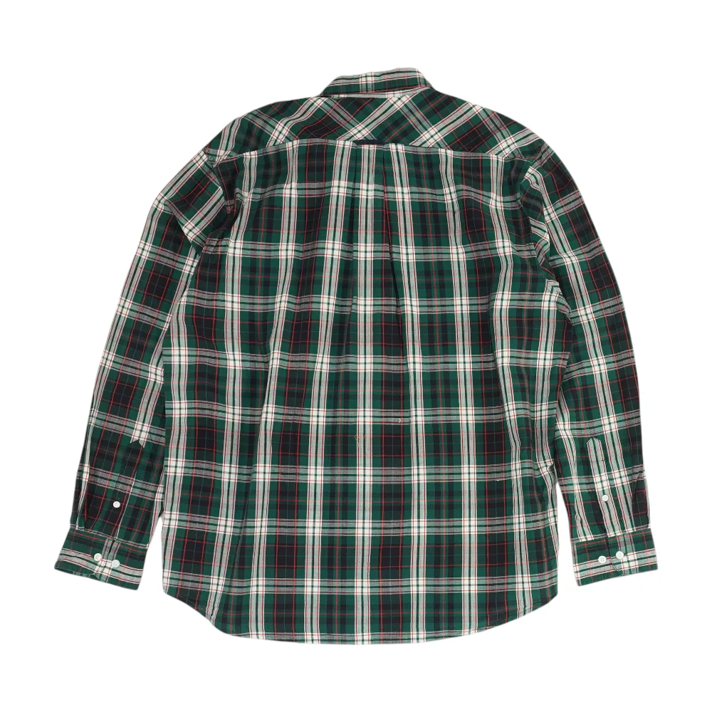 Green Plaid Long Sleeve Button Down - Image 2