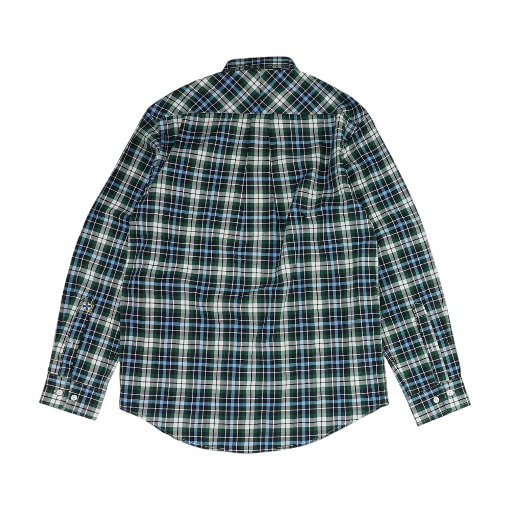 Green Check Long Sleeve Button Down - Image 2
