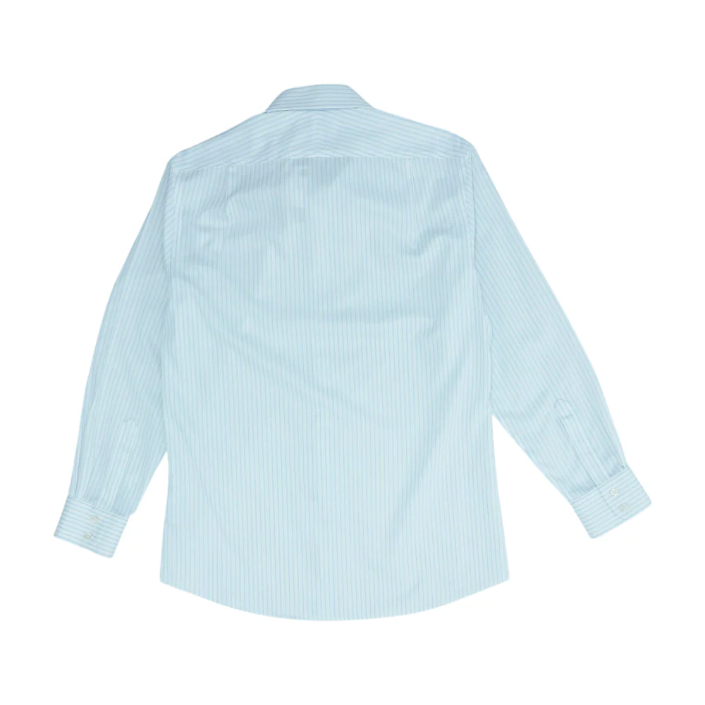 White Striped Long Sleeve Button Down - Image 2