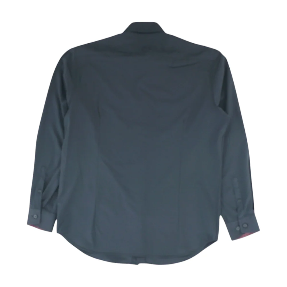 Black Solid Long Sleeve Button Down - Image 2