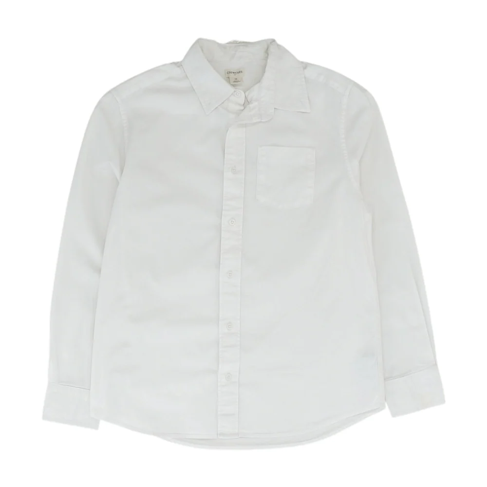 White Long Sleeve Button Down