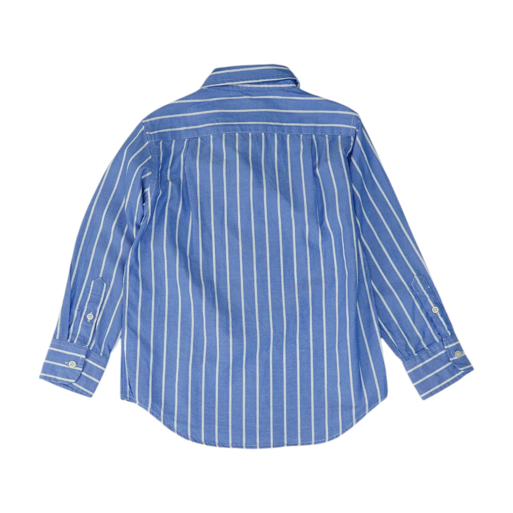 Blue Striped Long Sleeve Button Down - Image 2