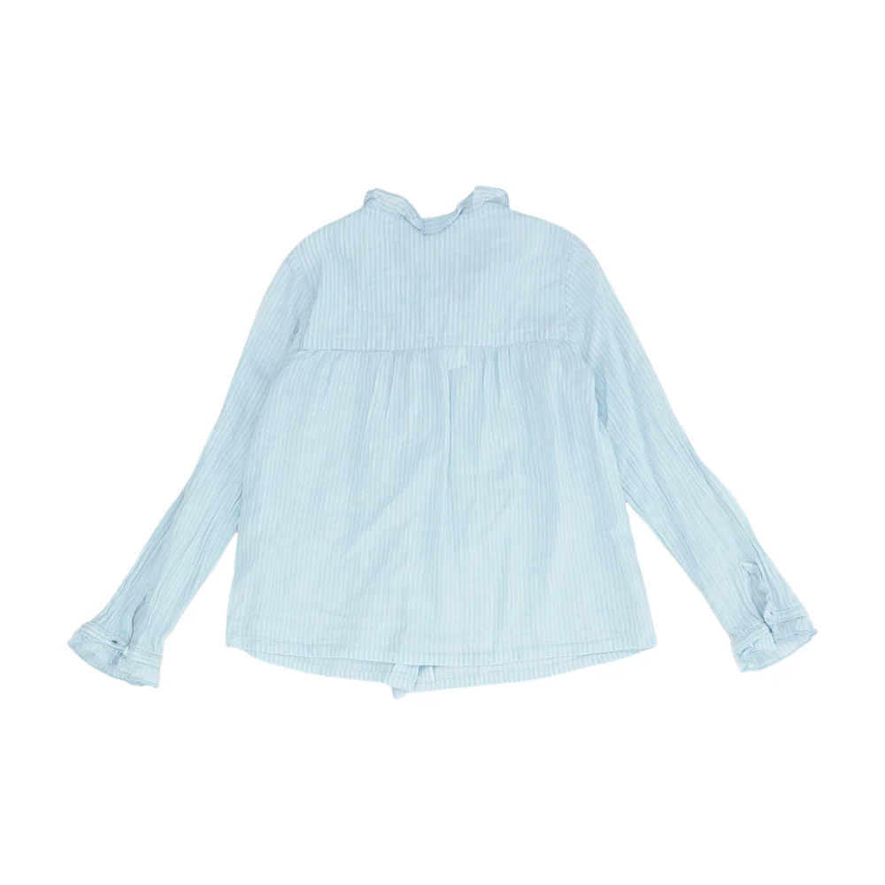 Blue Striped Long Sleeve Button Down - Image 2