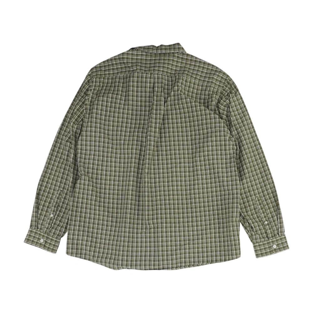 Green Plaid Long Sleeve Button Down - Image 2