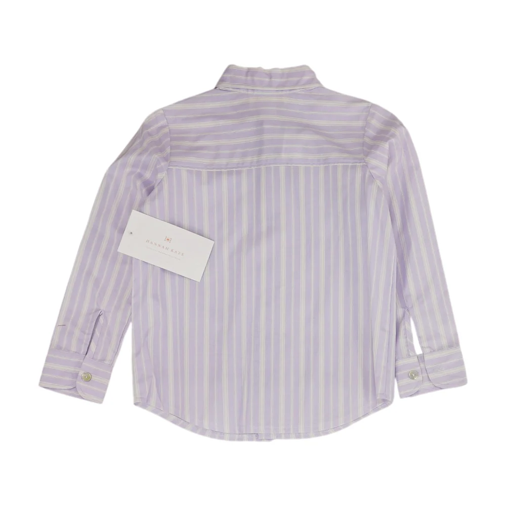 Lavender Striped Long Sleeve Button Down - Image 2