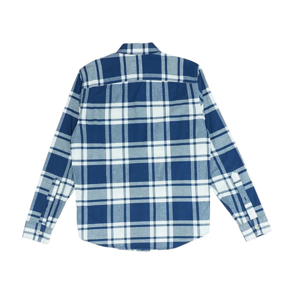 Blue Plaid Long Sleeve Button Down - Image 2