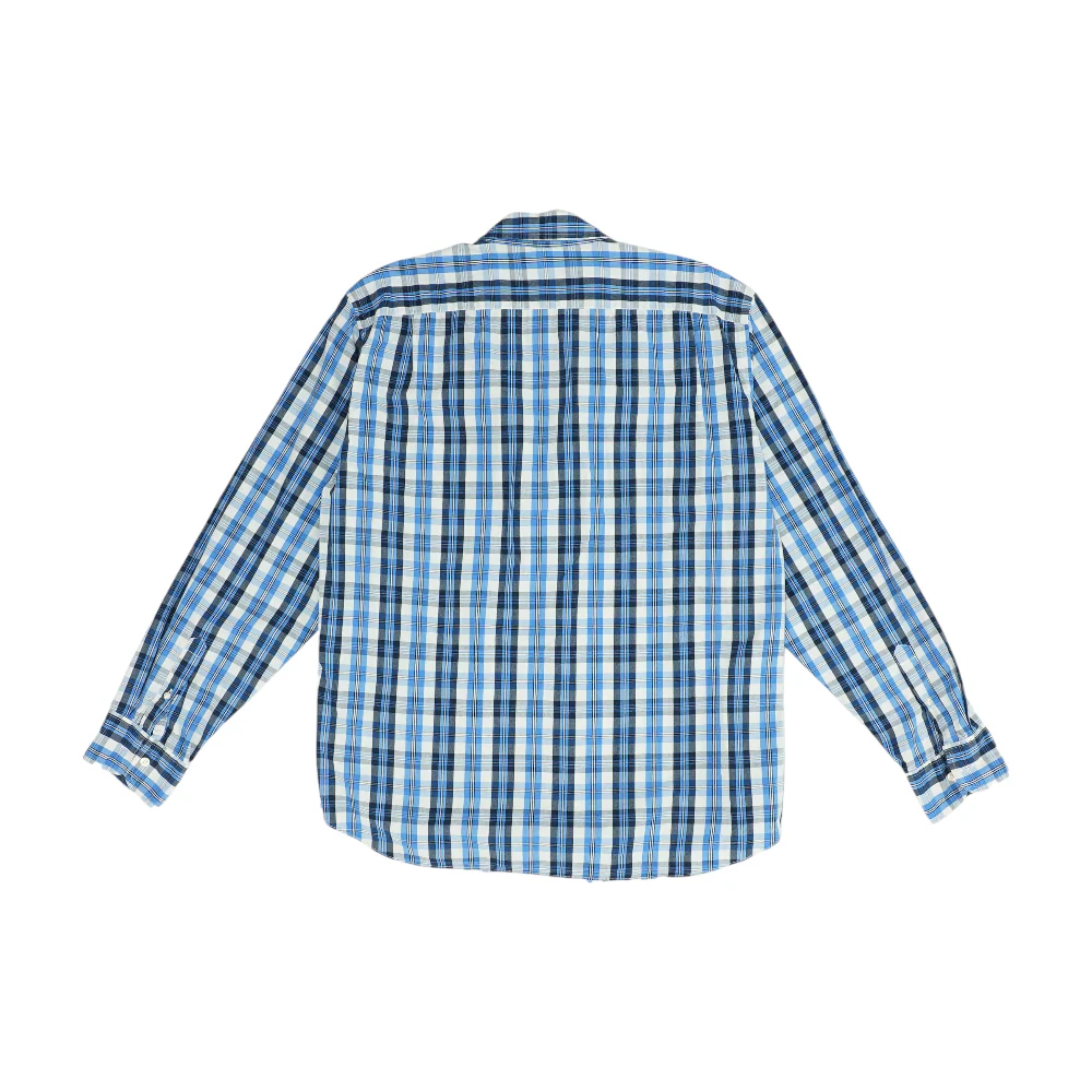 Blue Plaid Long Sleeve Button Down - Image 2