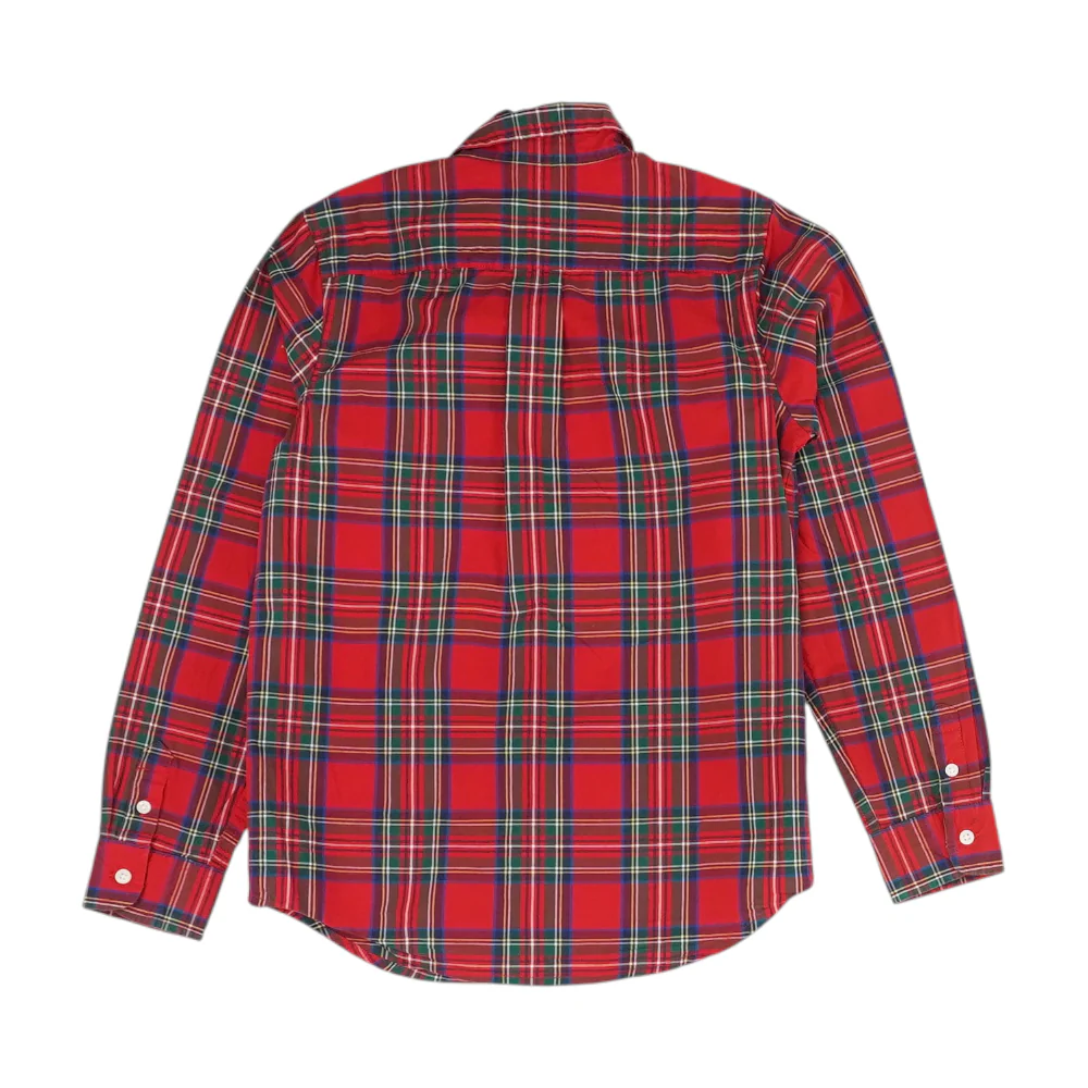 Red Plaid Long Sleeve Button Down - Image 2
