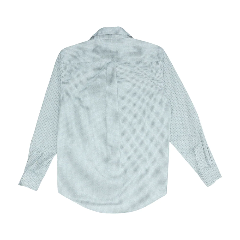 White Polka Dot Long Sleeve Button Down - Image 2
