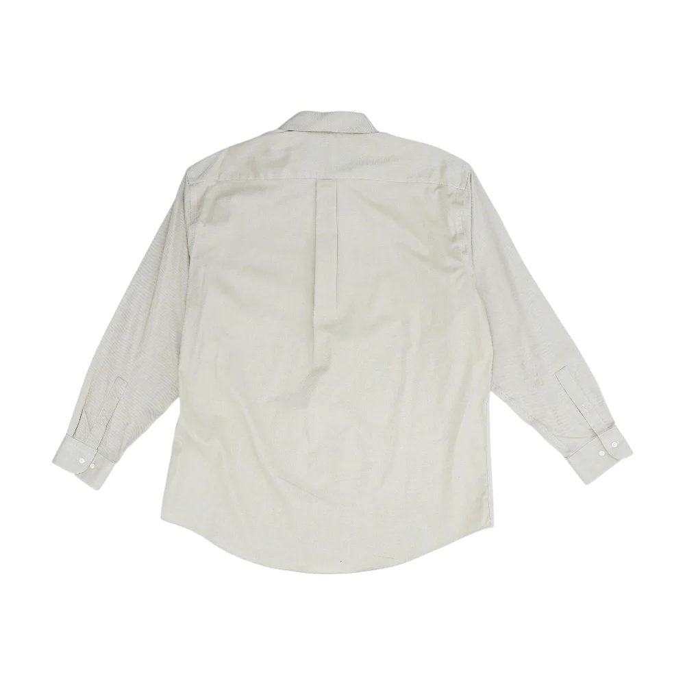 Tan Solid Long Sleeve Button Down - Image 2