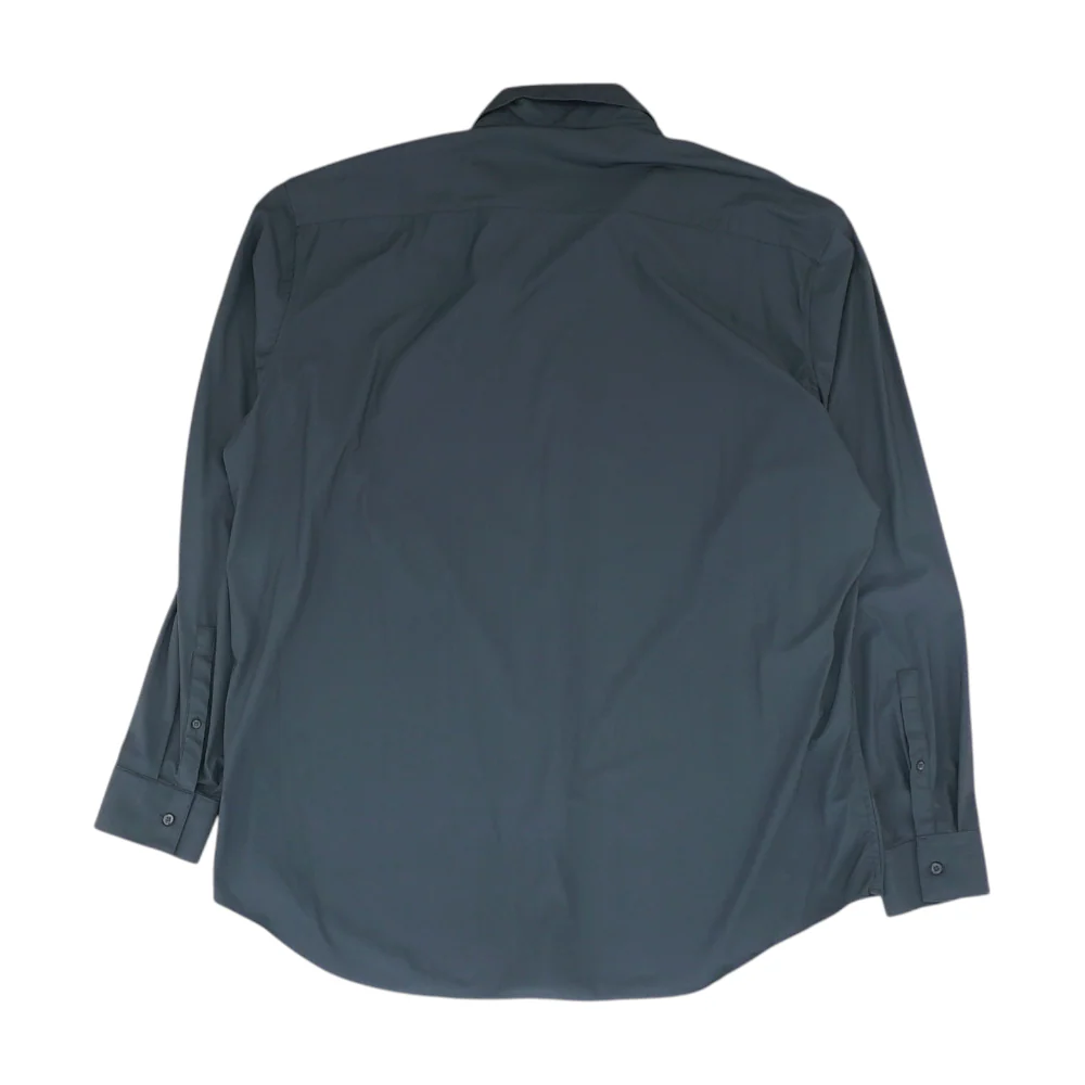Black Solid Long Sleeve Button Down - Image 2