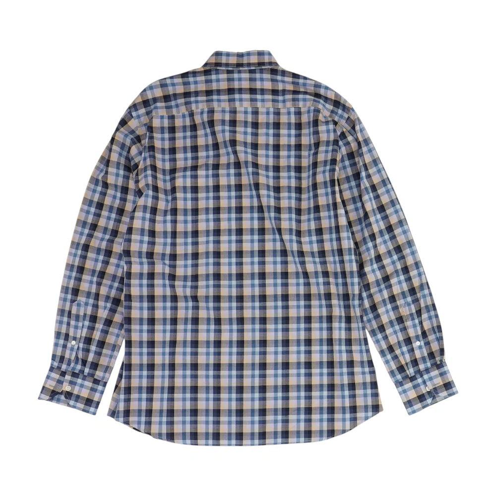 Blue Plaid Long Sleeve Button Down - Image 2