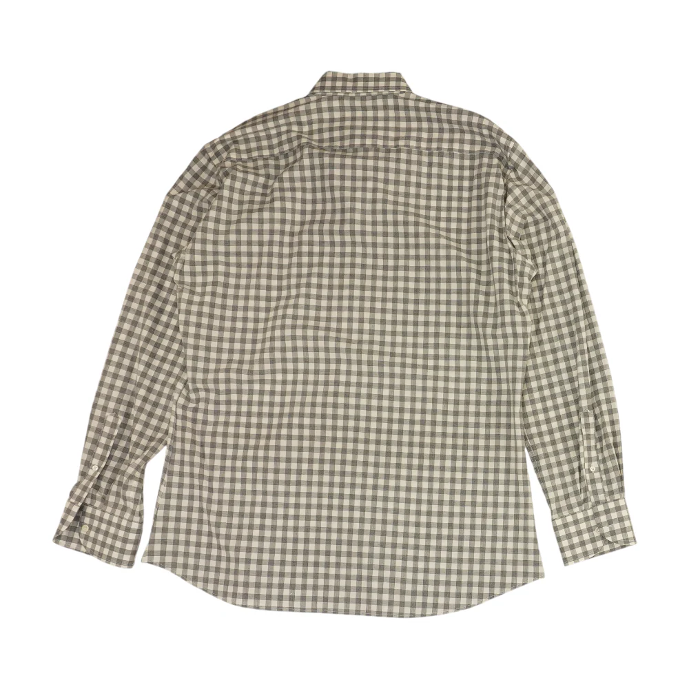 Gray Check Long Sleeve Button Down - Image 2