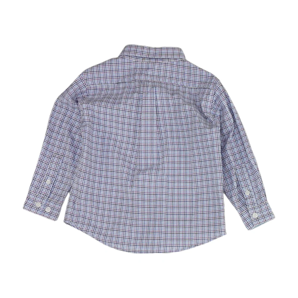 Blue Check Long Sleeve Button Down - Image 2
