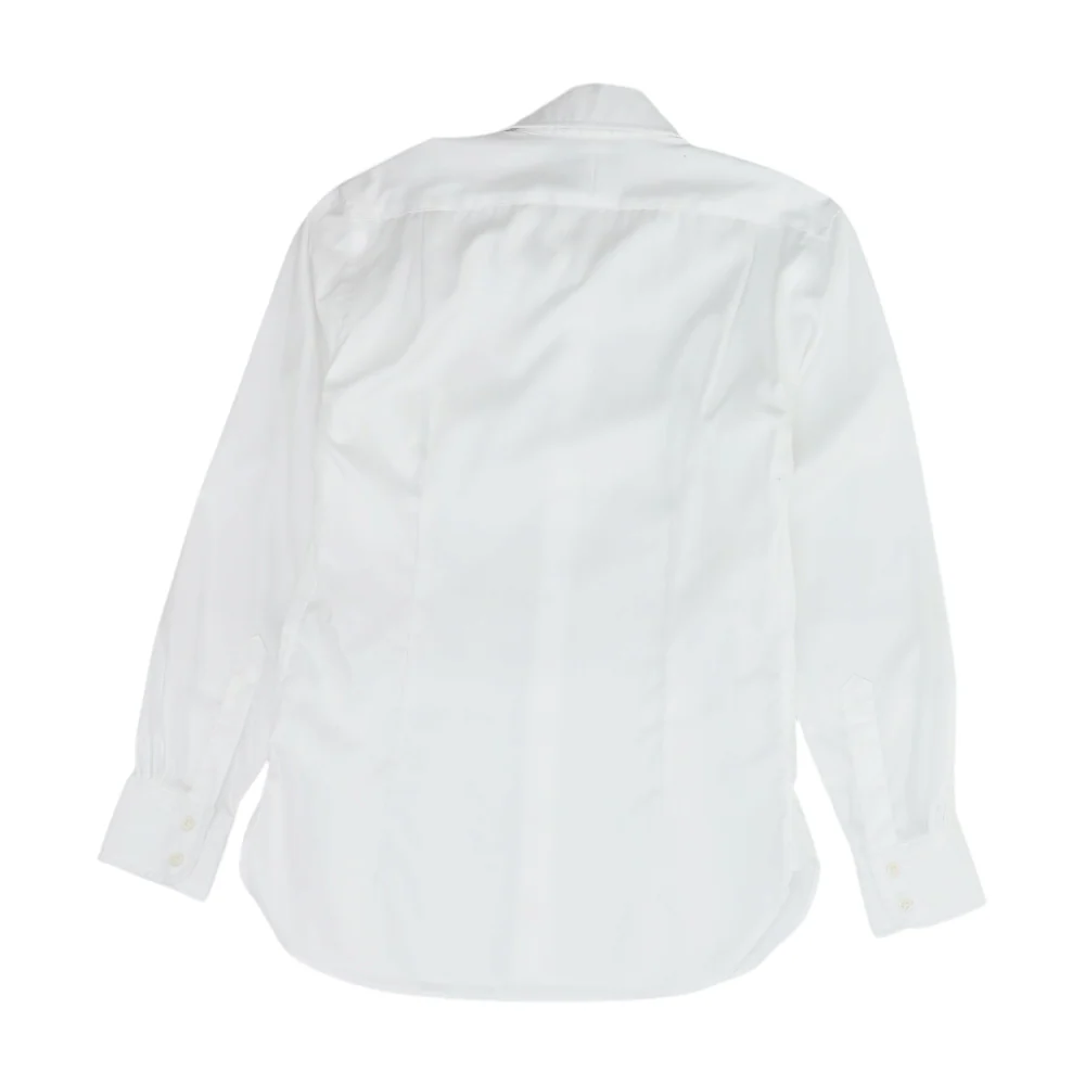 White Solid Long Sleeve Button Down - Image 2