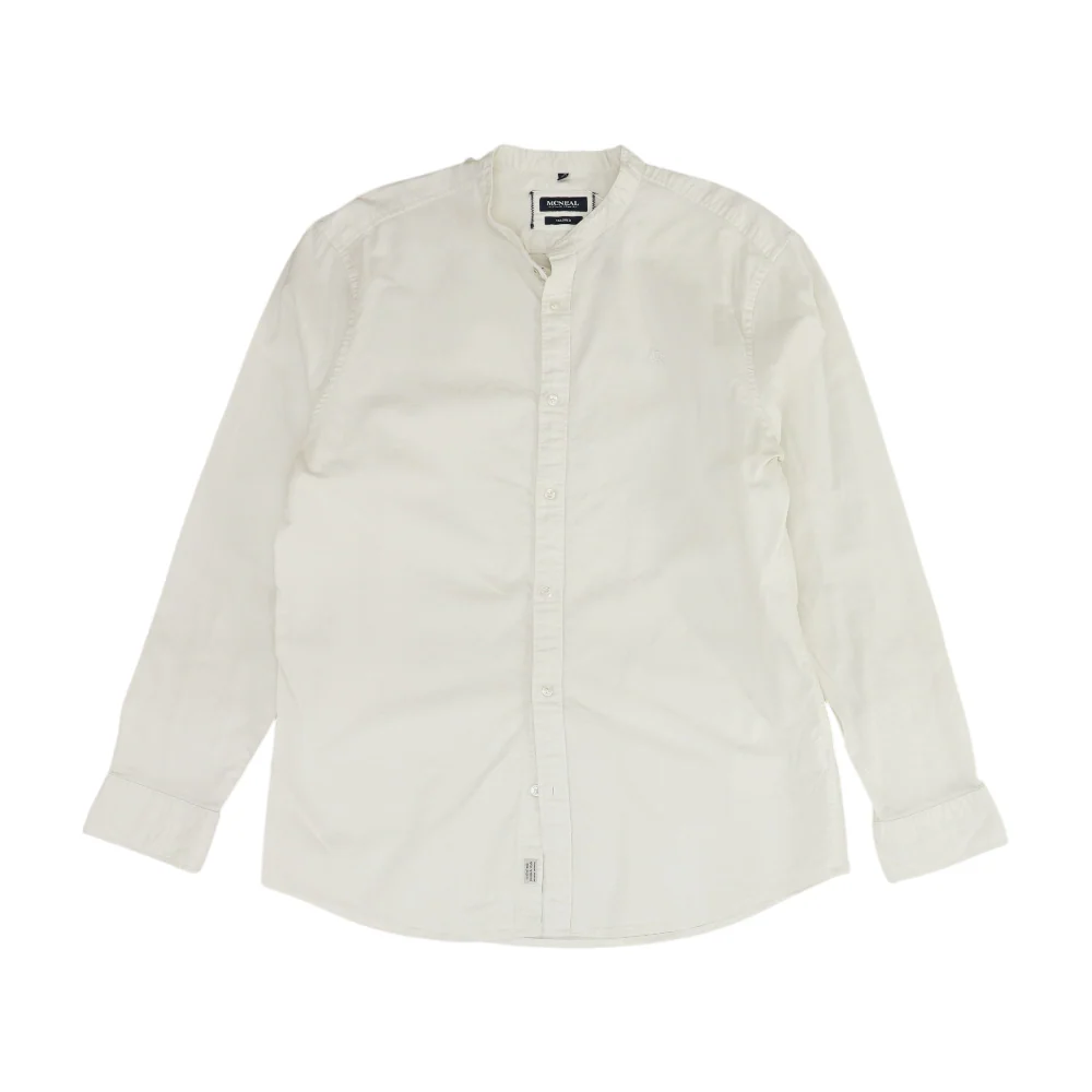 Ivory Solid Long Sleeve Button Down