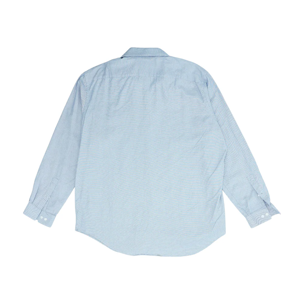 Blue Tall Chevron Long Sleeve Button Down - Image 2