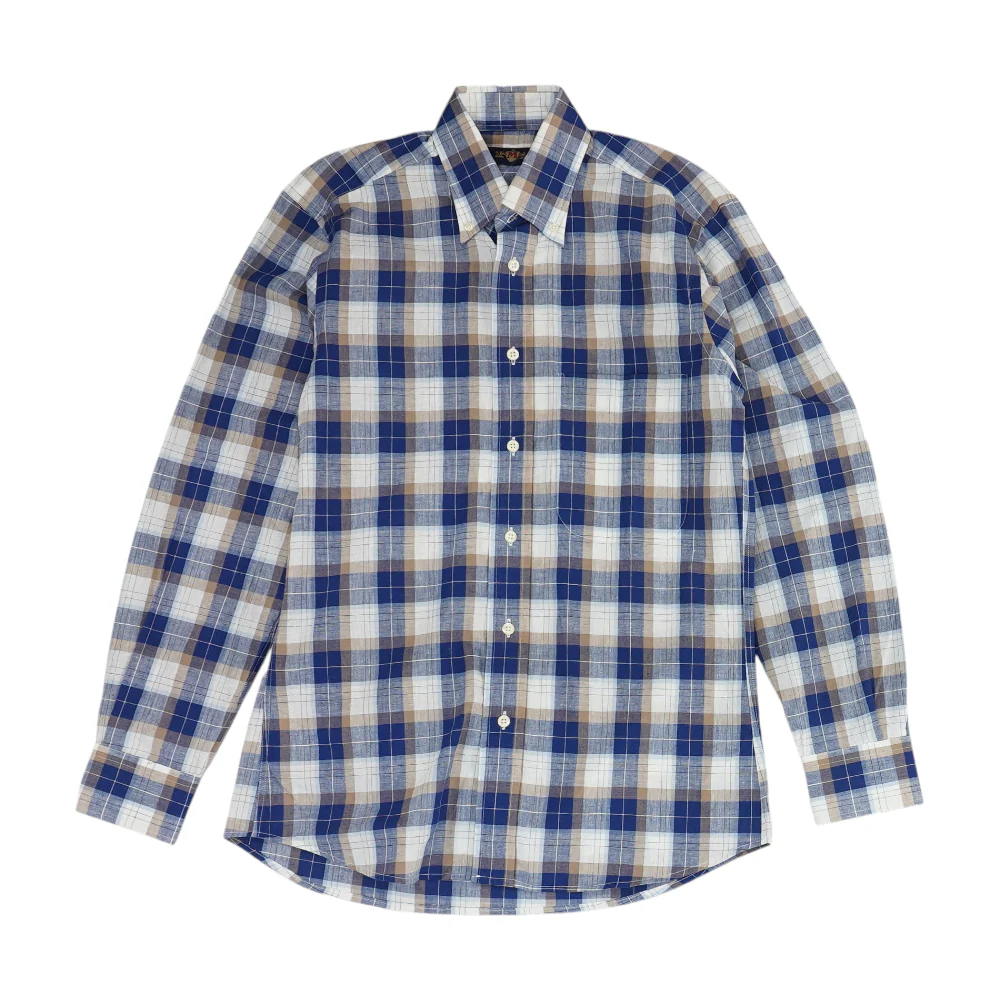 Multi Plaid Long Sleeve Button Down