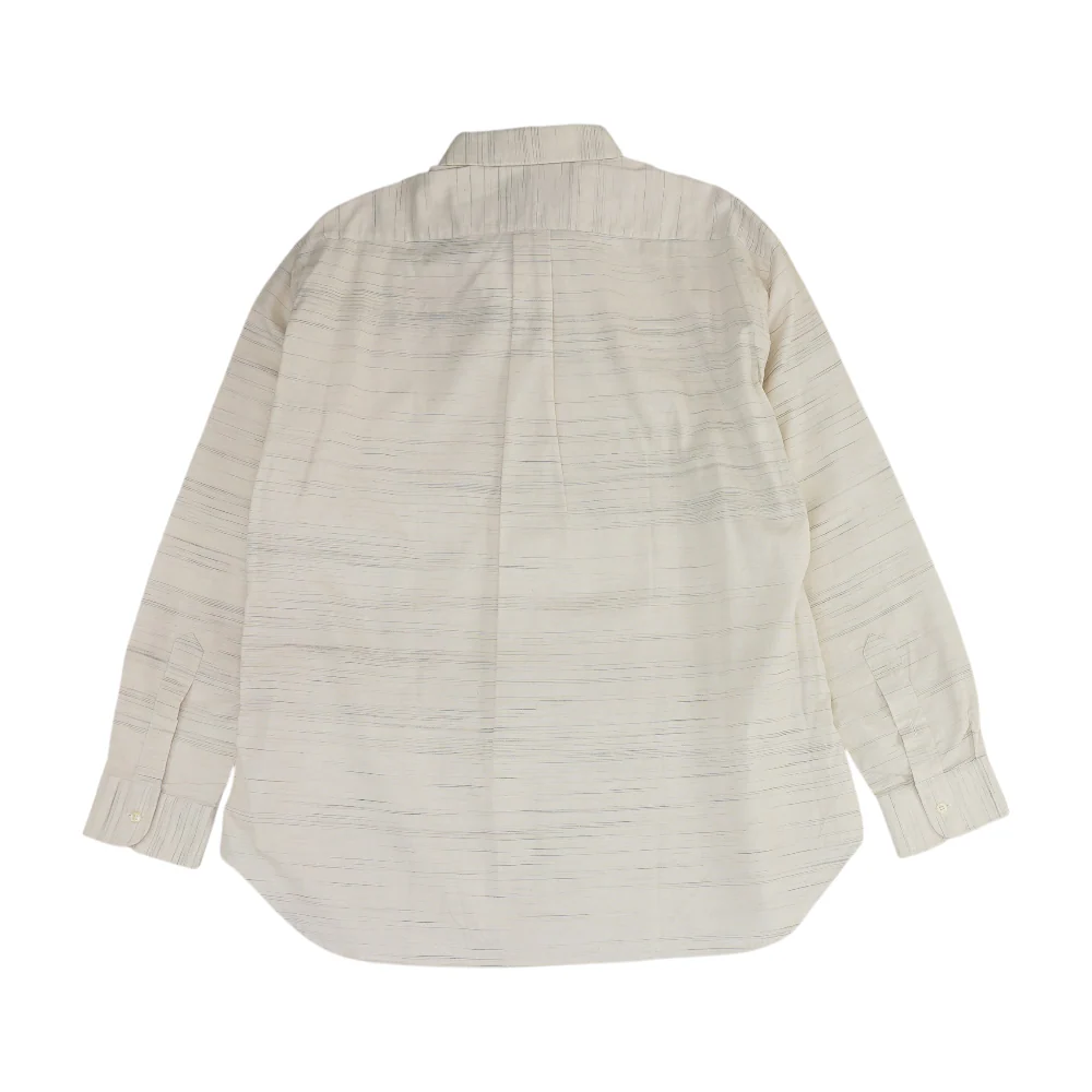 Beige Print Long Sleeve Button Down - Image 2