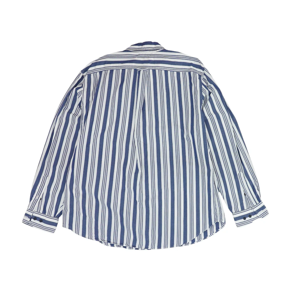 White Striped Long Sleeve Button Down - Image 2