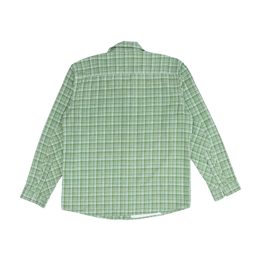 Green Plaid Long Sleeve Button Down - Image 2