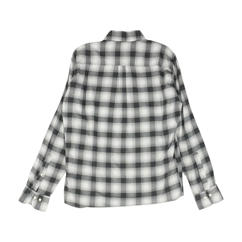 Gray Plaid Long Sleeve Button Down - Image 2