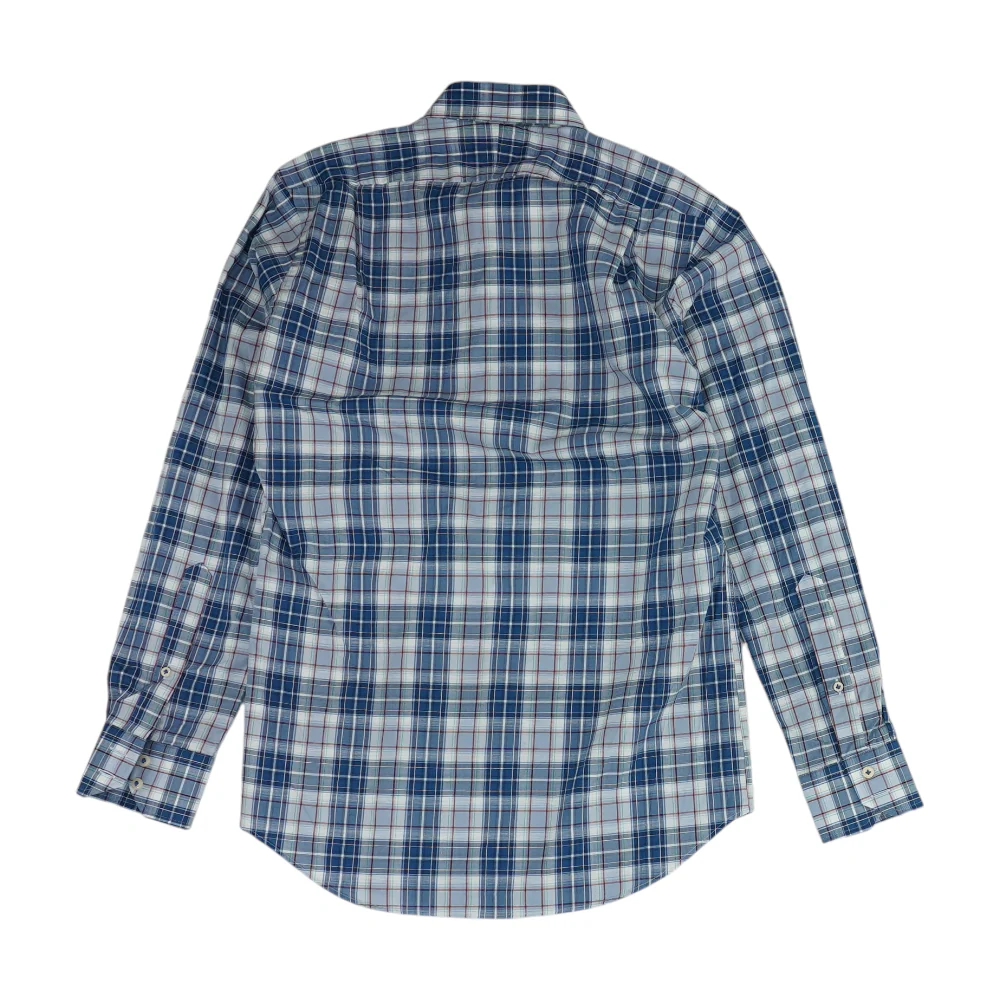 Blue Plaid Long Sleeve Button Down - Image 2