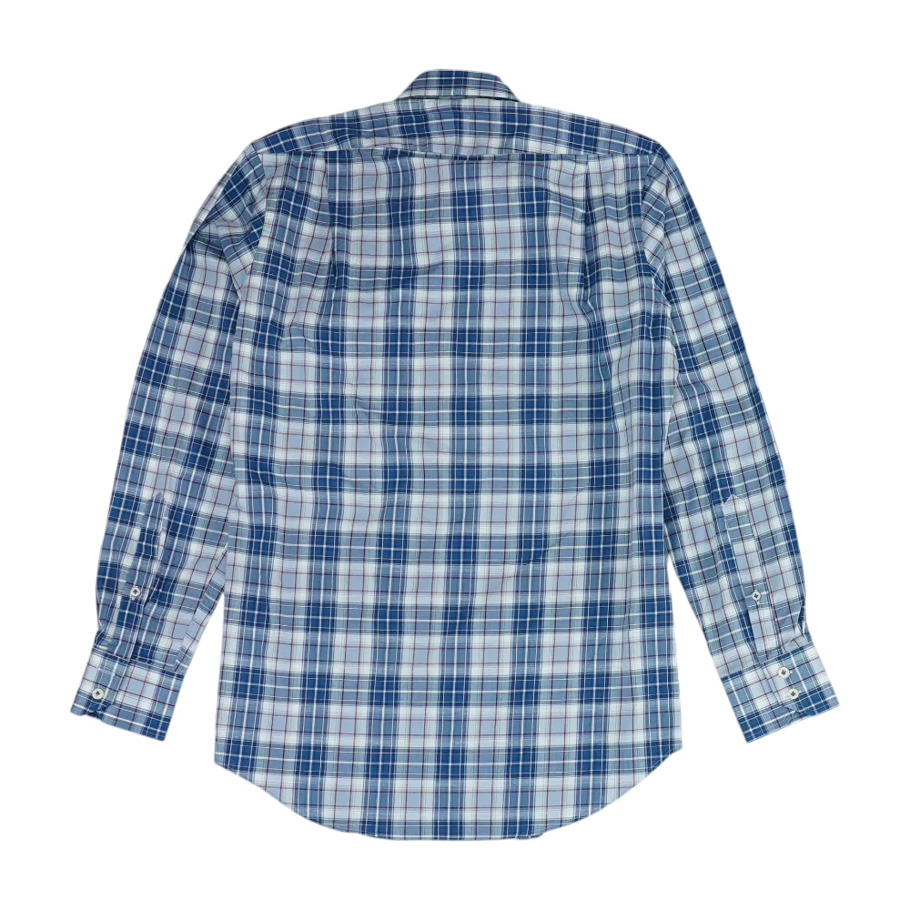 Blue Plaid Long Sleeve Button Down - Image 2