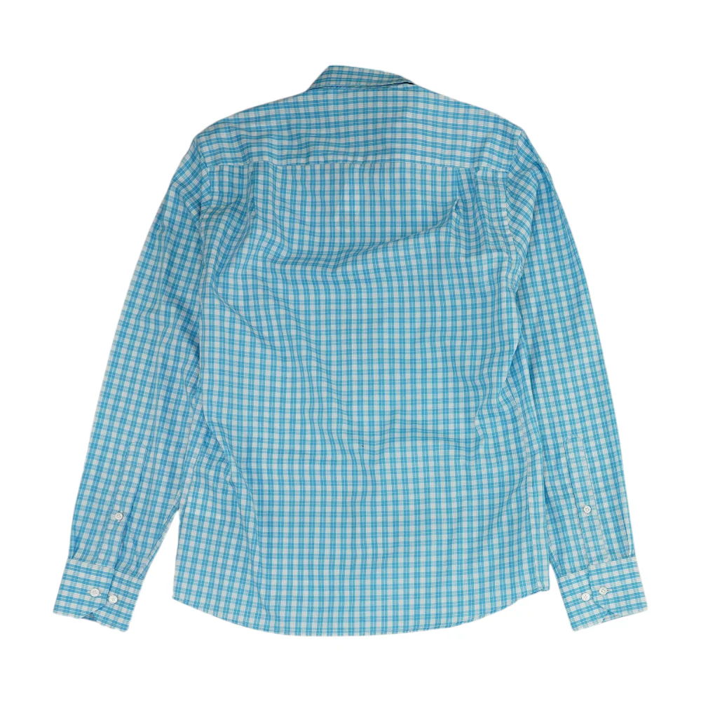 Blue Check Long Sleeve Button Down - Image 2