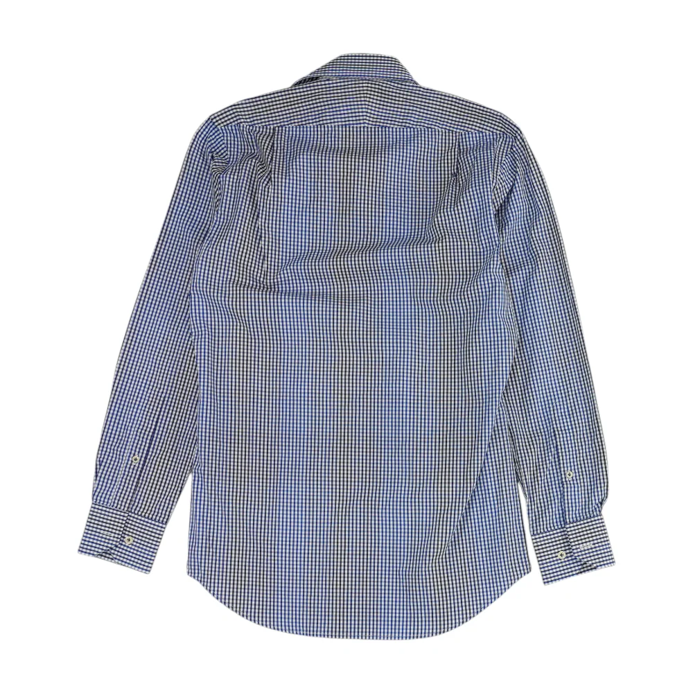 Blue Check Long Sleeve Button Down - Image 2