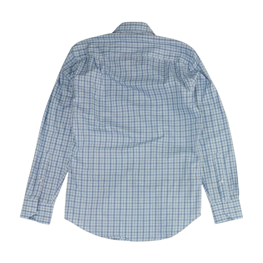 Blue Check Long Sleeve Button Down - Image 2