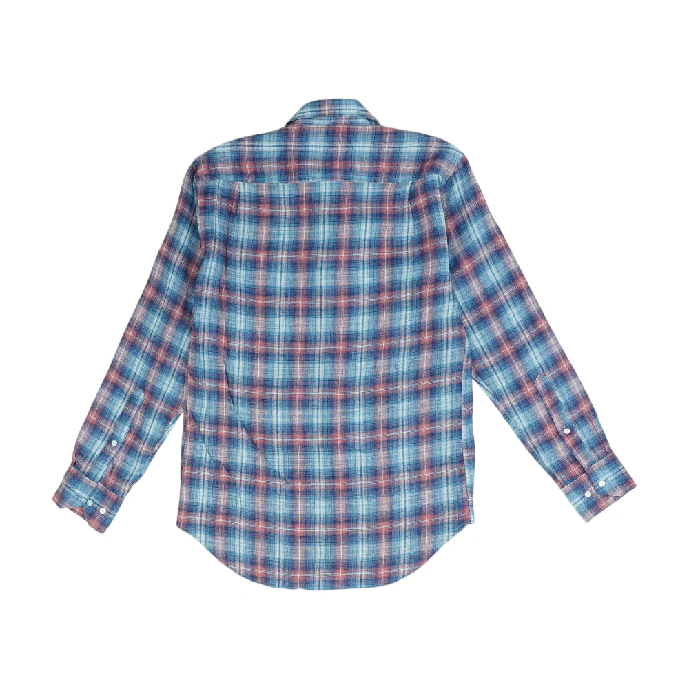 Blue Plaid Long Sleeve Button Down - Image 2