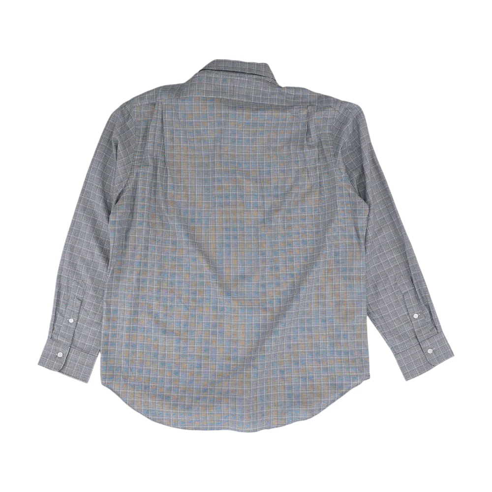 Gray Plaid Long Sleeve Button Down - Image 2