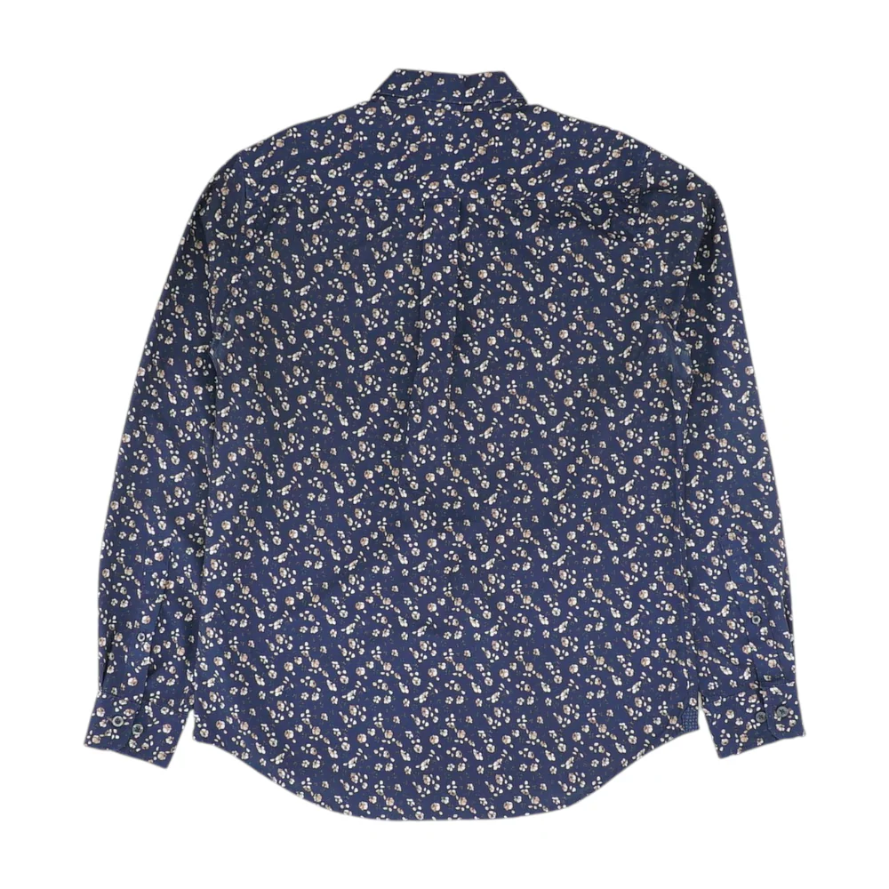Navy Floral Long Sleeve Button Down - Image 2